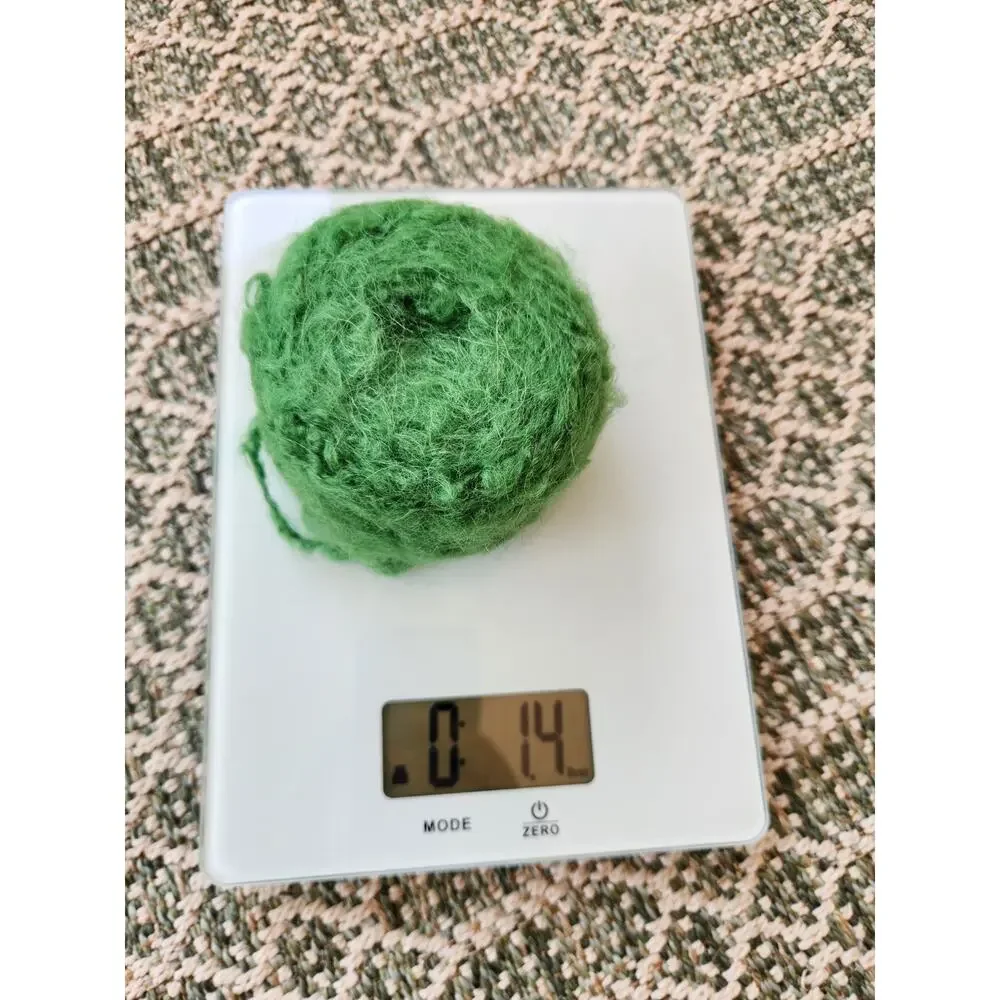 Tahki Alpaka Soft 100% Alpaca Yarn Lot 5 Skeins + Bonus Ball Fuzzy Bulky Green